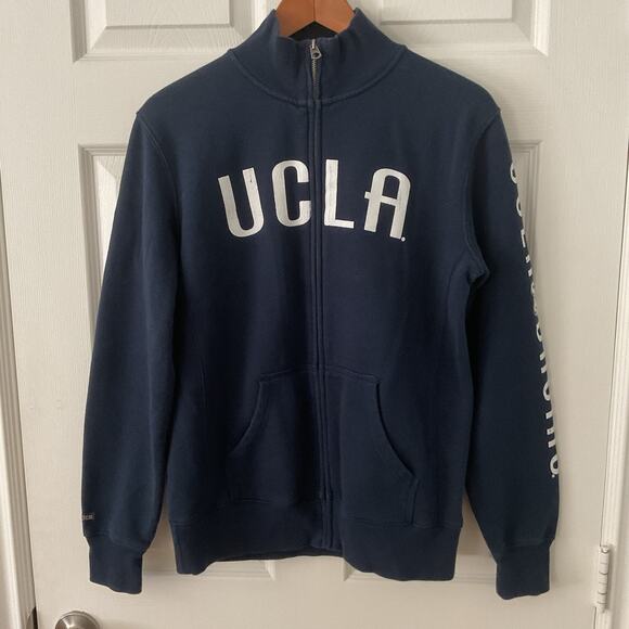 Jansport UCLA Sweatshirt L Navy Zipper University of California Los Angeles - Picture 1 of 4